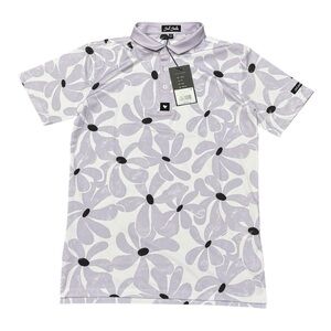 Bad Birdie Relief Pourin Purple Polo Golf Shirt Kids Sz XL